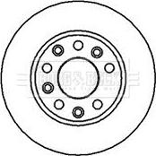 Borg & Beck BBD4898 - Тормозной диск autospares.lv