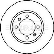 Borg & Beck BBD4849 - Тормозной диск autospares.lv