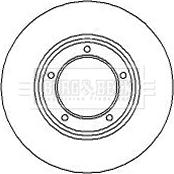 Borg & Beck BBD4847 - Тормозной диск autospares.lv