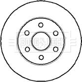 Borg & Beck BBD4854 - Тормозной диск autospares.lv