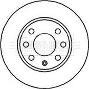 Borg & Beck BBD4856 - Тормозной диск autospares.lv