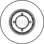 Borg & Beck BBD4853 - Тормозной диск autospares.lv