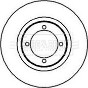 Borg & Beck BBD4852 - Тормозной диск autospares.lv