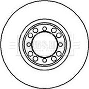 Borg & Beck BBD4863 - Тормозной диск autospares.lv