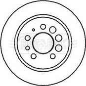 Borg & Beck BBD4862 - Тормозной диск autospares.lv