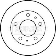 Borg & Beck BBD4801 - Тормозной диск autospares.lv