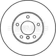 Borg & Beck BBD4810 - Тормозной диск autospares.lv