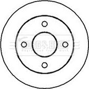 Borg & Beck BBD4889 - Тормозной диск autospares.lv