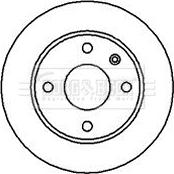 Borg & Beck BBD4885 - Тормозной диск autospares.lv