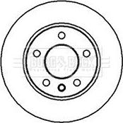 Borg & Beck BBD4887 - Тормозной диск autospares.lv