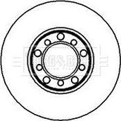 Borg & Beck BBD4831 - Тормозной диск autospares.lv