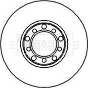 Borg & Beck BBD4829 - Тормозной диск autospares.lv