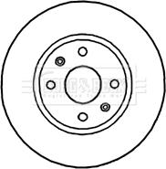 Borg & Beck BBD4822 - Тормозной диск autospares.lv