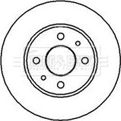 Borg & Beck BBD4875 - Тормозной диск autospares.lv