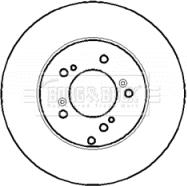 Borg & Beck BBD4399 - Тормозной диск autospares.lv