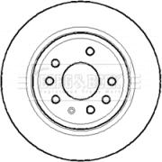 Borg & Beck BBD4396 - Тормозной диск autospares.lv