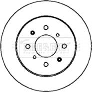 Borg & Beck BBD4398 - Тормозной диск autospares.lv