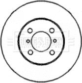 Borg & Beck BBD4348 - Тормозной диск autospares.lv