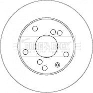 Borg & Beck BBD4358 - Тормозной диск autospares.lv