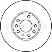 Borg & Beck BBD4365 - Тормозной диск autospares.lv