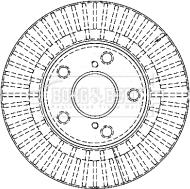 Borg & Beck BBD4309 - Тормозной диск autospares.lv