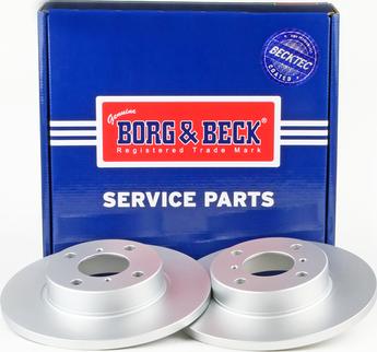 Borg & Beck BBD4300 - Тормозной диск autospares.lv