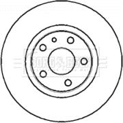 Borg & Beck BBD4307 - Тормозной диск autospares.lv