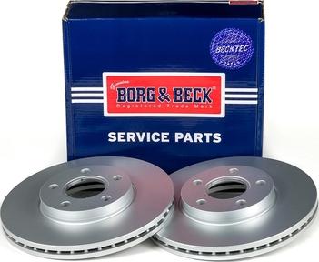 Borg & Beck BBD4316 - Тормозной диск autospares.lv