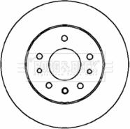 Borg & Beck BBD4318 - Тормозной диск autospares.lv