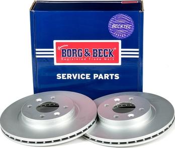 Borg & Beck BBD4317 - Тормозной диск autospares.lv