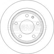 Borg & Beck BBD4339 - Тормозной диск autospares.lv