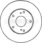 Borg & Beck BBD4331 - Тормозной диск autospares.lv