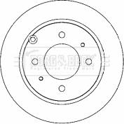 Borg & Beck BBD4337 - Тормозной диск autospares.lv