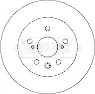 Borg & Beck BBD4325 - Тормозной диск autospares.lv