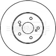 Borg & Beck BBD4326 - Тормозной диск autospares.lv