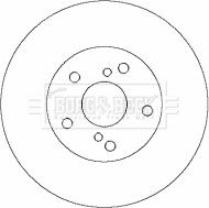 Borg & Beck BBD4328 - Тормозной диск autospares.lv