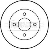 Borg & Beck BBD4294 - Тормозной диск autospares.lv