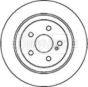 Borg & Beck BBD4291 - Тормозной диск autospares.lv