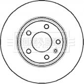 Borg & Beck BBD4297 - Тормозной диск autospares.lv