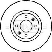 Borg & Beck BBD4246 - Тормозной диск autospares.lv