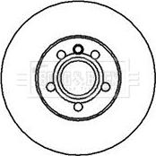 Borg & Beck BBD4250 - Тормозной диск autospares.lv