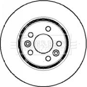 Borg & Beck BBD4251 - Тормозной диск autospares.lv