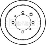 IPS Parts IBP-1509 - Тормозной диск autospares.lv