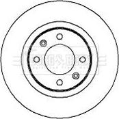 Borg & Beck BBD4261 - Тормозной диск autospares.lv