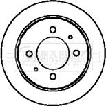 Borg & Beck BBD4268 - Тормозной диск autospares.lv