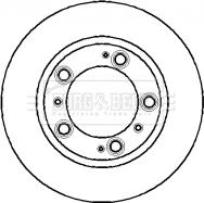 Borg & Beck BBD4205 - Тормозной диск autospares.lv