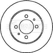 Borg & Beck BBD4200 - Тормозной диск autospares.lv