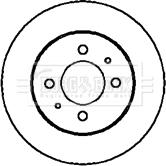 Borg & Beck BBD4201 - Тормозной диск autospares.lv