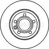 Borg & Beck BBD4214 - Тормозной диск autospares.lv