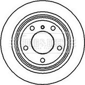 Borg & Beck BBD4218 - Тормозной диск autospares.lv